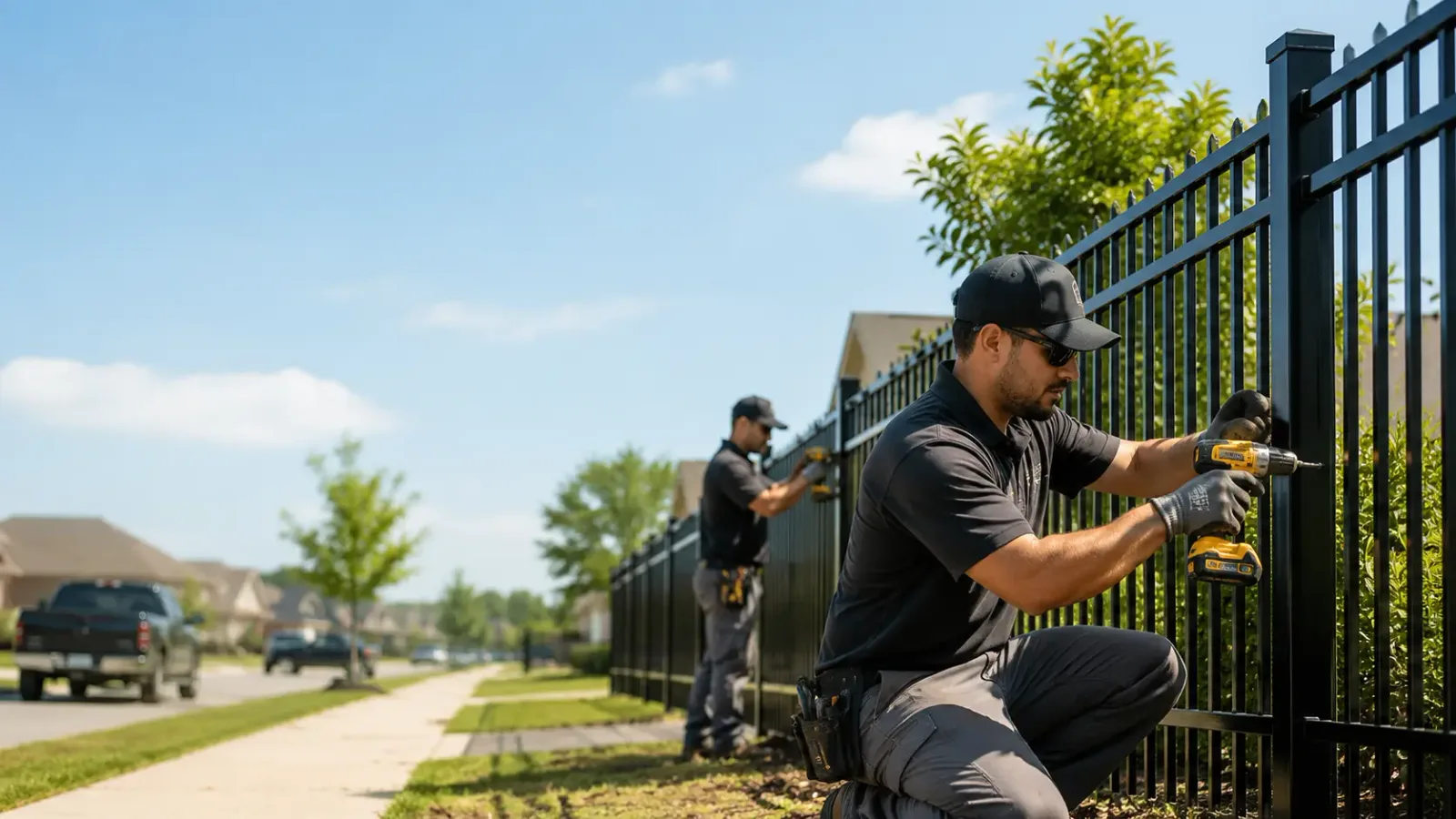 Metal Fence Installation in Milford, MA